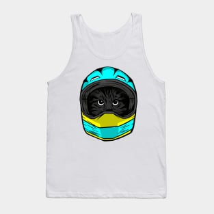 funny cat – Nando the cat driver Tank Top